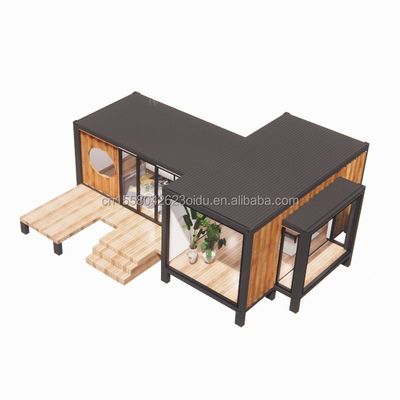 Design moderne de luxe mur en verre maison de conteneurs préfabriquée StrayBirds maison modulaire préfabriquée hôtel pour villa de villégiature