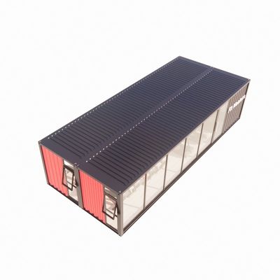 Barre de conteneur d'expédition préfabriquée de 40 pieds avec panneau de sandwich ondulé de 50/75/100 mm