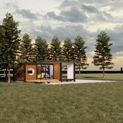 Design moderne de luxe mur en verre maison de conteneurs préfabriquée StrayBirds maison modulaire préfabriquée hôtel pour villa de villégiature