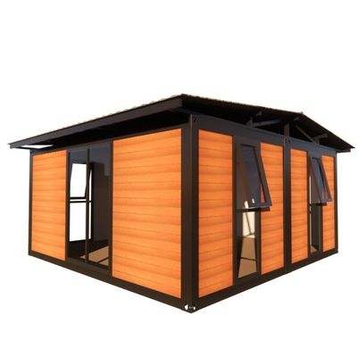 Panneaux de sandwich amovibles Maison de jardin préfabriquée pour un assemblage et un transport faciles dans un conteneur de 20 ou 40 pieds