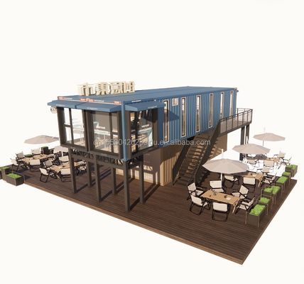 Des maisons de conteneurs plates avec un design moderne Portables et polyvalents