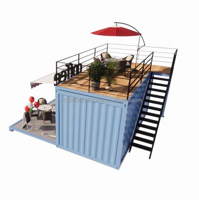 Mini 20 Foot Pop-Up Store avec un design moderne et des tubes carrés en acier galvanisé robustes