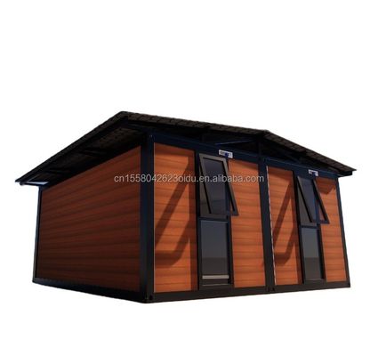 Panneaux de sandwich amovibles Maison de jardin préfabriquée pour un assemblage et un transport faciles dans un conteneur de 20 ou 40 pieds