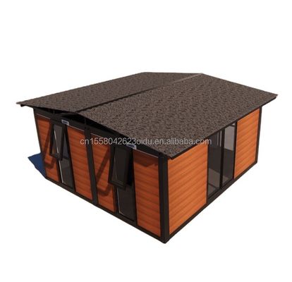 Panneaux de sandwich amovibles Maison de jardin préfabriquée pour un assemblage et un transport faciles dans un conteneur de 20 ou 40 pieds