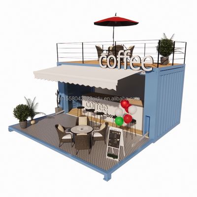 Mini 20 Foot Pop-Up Store avec un design moderne et des tubes carrés en acier galvanisé robustes