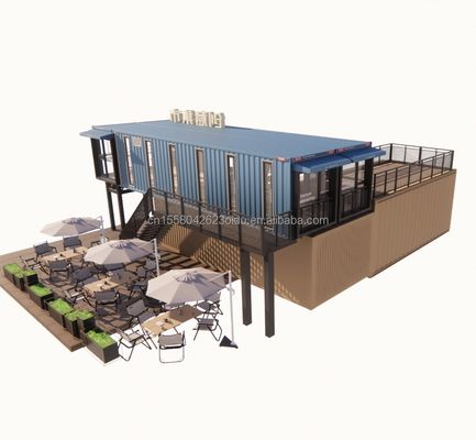 Des maisons de conteneurs plates avec un design moderne Portables et polyvalents