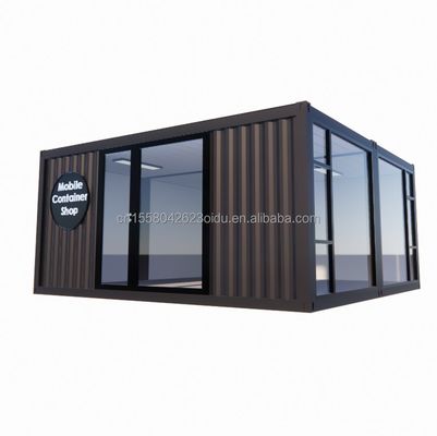 2023 Logements de conteneurs modulaires préfabriqués avec fenêtres en alliage d'aluminium et tubes carrés en acier galvanisé