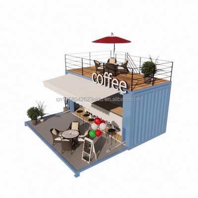 Mini 20 Foot Pop-Up Store avec un design moderne et des tubes carrés en acier galvanisé robustes