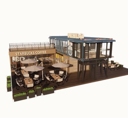 Des maisons de conteneurs plates avec un design moderne Portables et polyvalents