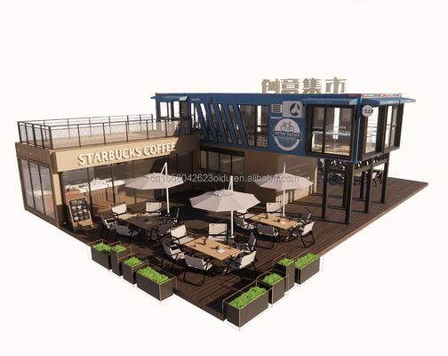 Des maisons de conteneurs plates avec un design moderne Portables et polyvalents