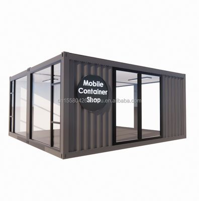 2023 Logements de conteneurs modulaires préfabriqués avec fenêtres en alliage d'aluminium et tubes carrés en acier galvanisé