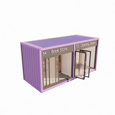Container de 20 pieds Pop Up Café Restaurant Mobile Container Bar avec un design moderne et une couleur personnalisée