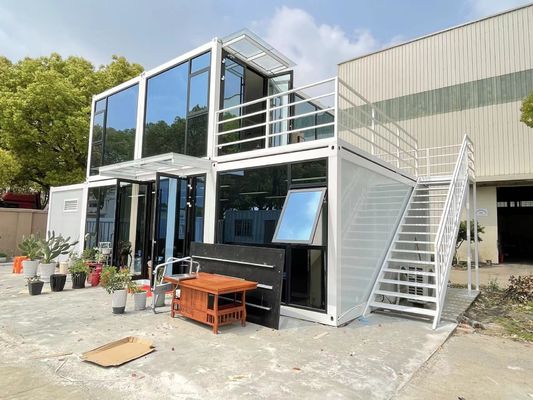 Design moderne Luxe préfabriqué Container plat Container d'hôtel Cuisines avec 50/75/100mm ondes panneaux sandwich Murs