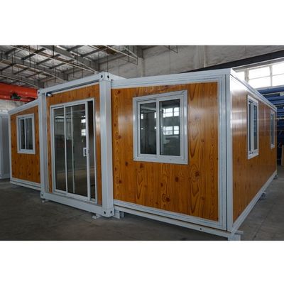 Des maisons en conteneurs préfabriqués pliables avec un design moderne et des fenêtres en alliage d'aluminium