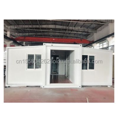 Des maisons en conteneurs préfabriqués pliables avec un design moderne et des fenêtres en alliage d'aluminium