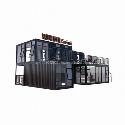 Container de 20 pieds ou 40 pieds maisons sur mesure Bar Café Hôtel Restaurant Magasin d'expédition Container Café Container Boutique Kiosque