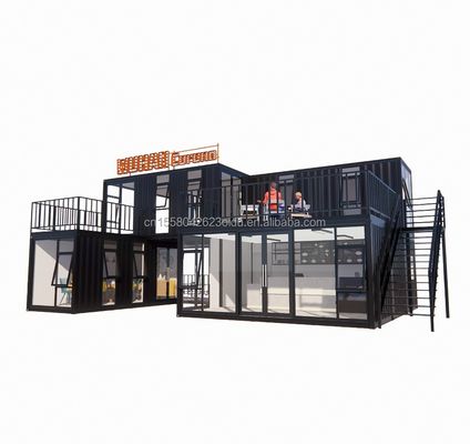 Container de 20 pieds ou 40 pieds maisons sur mesure Bar Café Hôtel Restaurant Magasin d'expédition Container Café Container Boutique Kiosque