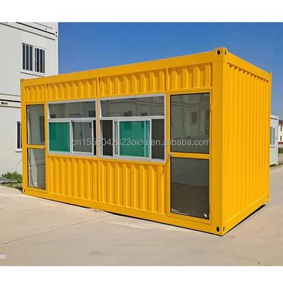 Stand de kiosque de magasin de proximité dans un conteneur à emballage plat pour un restaurant de restauration rapide et un café