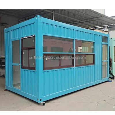 Stand de kiosque de magasin de proximité dans un conteneur à emballage plat pour un restaurant de restauration rapide et un café