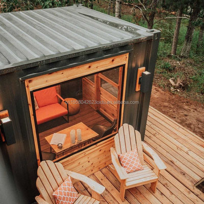 Spacieux 20 pieds modulaire de luxe mobile préfabriqué résidentiel appartement Package jardin conteneur chambre pour maison familiale