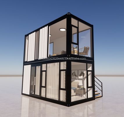 Immeuble de bureaux maison de conteneurs pliable amovible préfabriquée pour le logement et le bureau