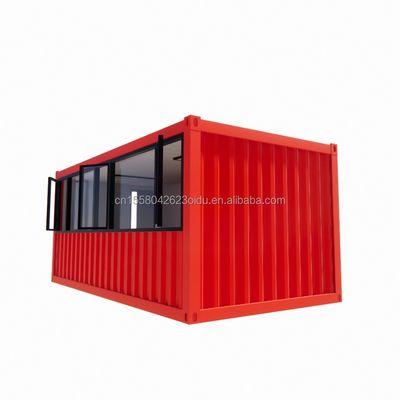 Ensemble de kits préfabriqués de cabines modulaires de maisons de conteneurs 20 pieds ou 40 pieds cadre en acier galvanisé en acier pliant 180g pour le bâtiment Kitset