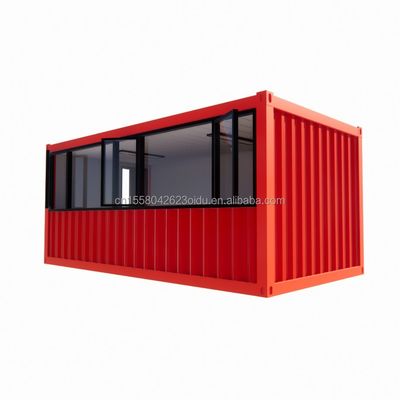Ensemble de kits préfabriqués de cabines modulaires de maisons de conteneurs 20 pieds ou 40 pieds cadre en acier galvanisé en acier pliant 180g pour le bâtiment Kitset