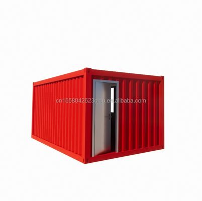 Ensemble de kits préfabriqués de cabines modulaires de maisons de conteneurs 20 pieds ou 40 pieds cadre en acier galvanisé en acier pliant 180g pour le bâtiment Kitset