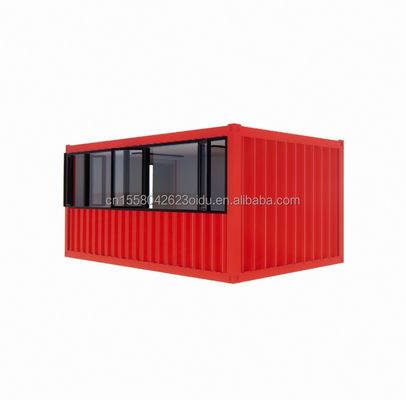 Ensemble de kits préfabriqués de cabines modulaires de maisons de conteneurs 20 pieds ou 40 pieds cadre en acier galvanisé en acier pliant 180g pour le bâtiment Kitset