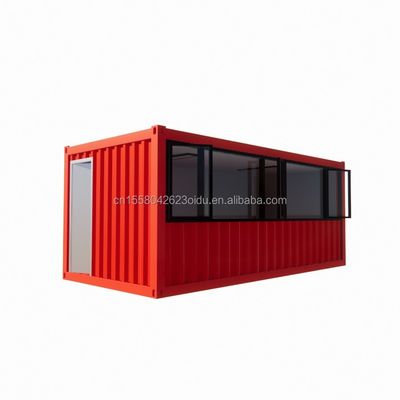 Ensemble de kits préfabriqués de cabines modulaires de maisons de conteneurs 20 pieds ou 40 pieds cadre en acier galvanisé en acier pliant 180g pour le bâtiment Kitset