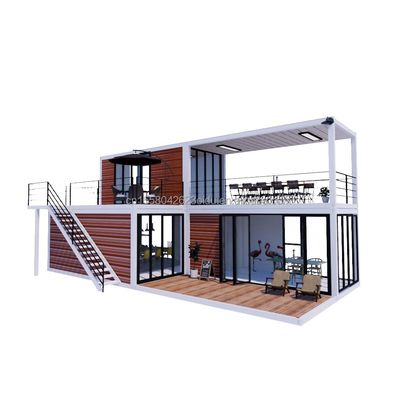 Maison de conteneurs en acier galvanisé de 40 pieds maison mobile préfabriquée avec 3 chambres à coucher