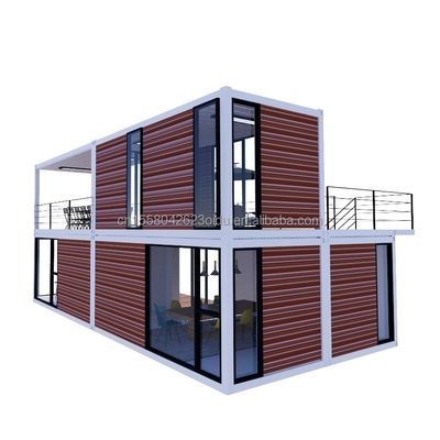 Maison de conteneurs en acier galvanisé de 40 pieds maison mobile préfabriquée avec 3 chambres à coucher