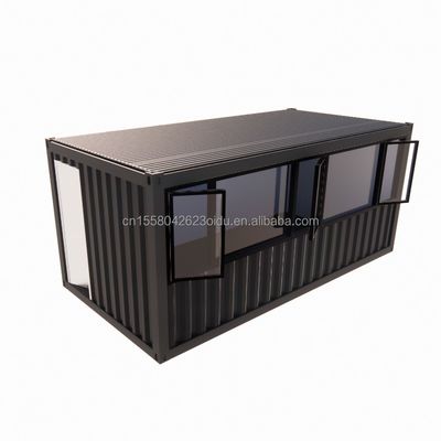 20 pieds ou 40 pieds Mini Pop Up Shop Container Maison Restaurant Boutique de nourriture de rue Kiosque Container avec Alloy Aluminium fenêtres