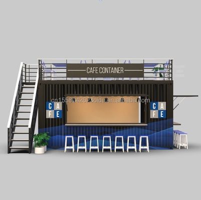 Couleur personnalisée 20FT ou 40FT Luxury Shipping Container Bar Préfabriqué Foldable Café Container Café Shop