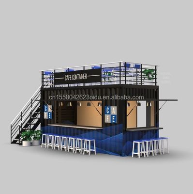 Couleur personnalisée 20FT ou 40FT Luxury Shipping Container Bar Préfabriqué Foldable Café Container Café Shop