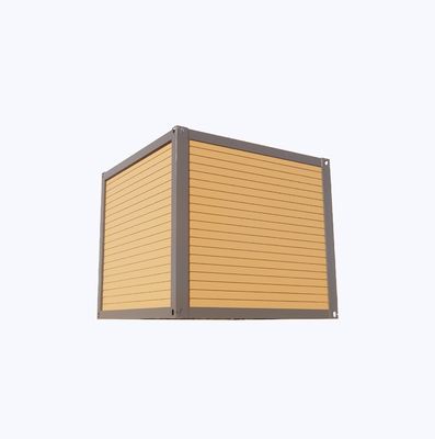 Maison de conteneurs abordable avec 50/75/100 mm panneau sandwich ondulé mur et fenêtres en alliage d'aluminium