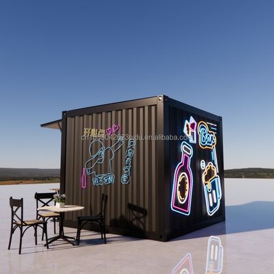 Supermarché Fabriqué en tubes carrés en acier galvanisé Structure principale pour une maison pliable préfabriquée mobile de 20 ou 40 pieds