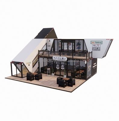 Maison de jardin avec tubes carrés en acier galvanisé