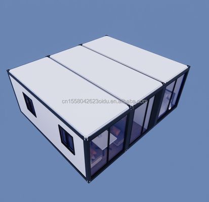 Container maisons à prix abordable Structure en acier maisons préfabriquées avec 50/75/100mm ondes panneaux sandwich murs