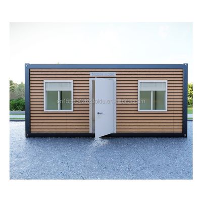 Maison préfabriquée en bois de 20 pieds cadre en acier maison minuscule pour la forêt conteneur résidentiel maison préfabriquée mobile vente