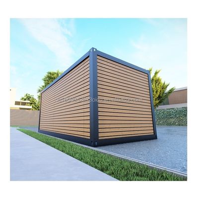 Maison préfabriquée en bois de 20 pieds cadre en acier maison minuscule pour la forêt conteneur résidentiel maison préfabriquée mobile vente