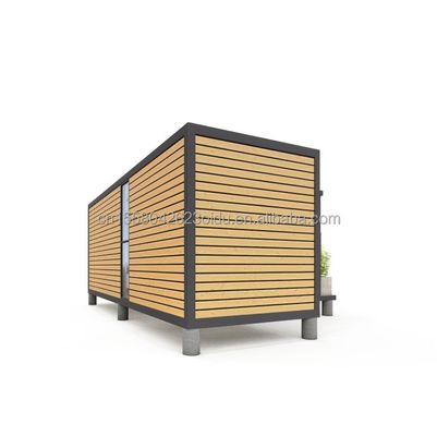 Maison de conteneurs modulaires préfabriqués Style de conception moderne avec cadre en acier en acier galvanisé 180g