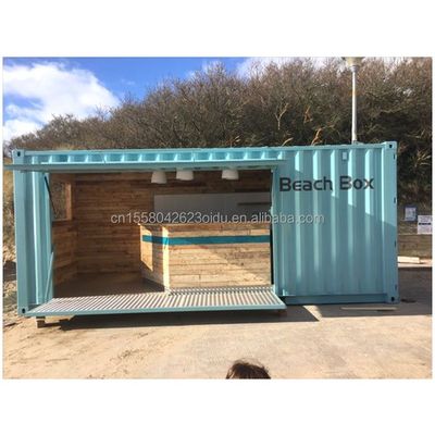 Salle de bains Petite maison de 2 étages Container maison avec des maisons modulaires préfabriquées et fenêtres en alliage d'aluminium