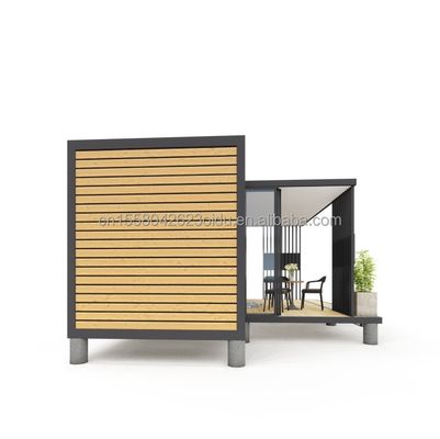 Maison de conteneurs modulaires préfabriqués Style de conception moderne avec cadre en acier en acier galvanisé 180g
