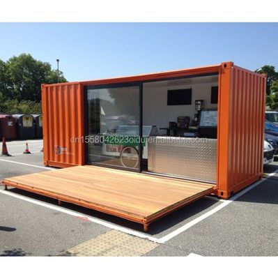 Salle de bains Petite maison de 2 étages Container maison avec des maisons modulaires préfabriquées et fenêtres en alliage d'aluminium
