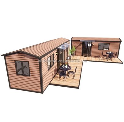 Modulaire de conception moderne maison de conteneurs en acier préfabriqué Flat Pack pour fenêtres en alliage d'aluminium extérieur inclus dans la conception