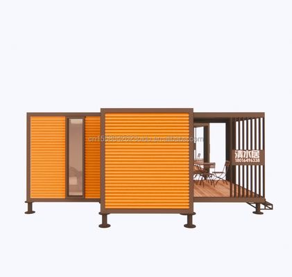 Construction en acier de design chinois Container Villa modulaire pour un assemblage facile Maison moderne