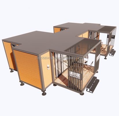 Construction en acier de design chinois Container Villa modulaire pour un assemblage facile Maison moderne