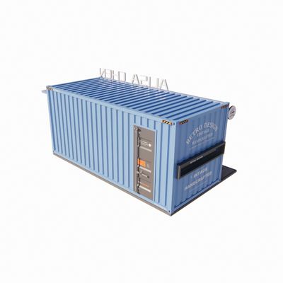 Tubes carrées en acier galvanisé maisons de conteneurs 20 pieds kiosque portable modifié café modulaire préfabriqué bar de conteneurs d'expédition