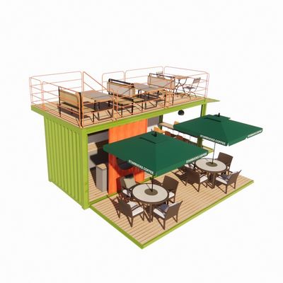 2023 Les maisons modulaires préfabriquées en extérieur les plus vendues Container cadre en acier galvanisé avec conteneur de pliage en acier galvanisé